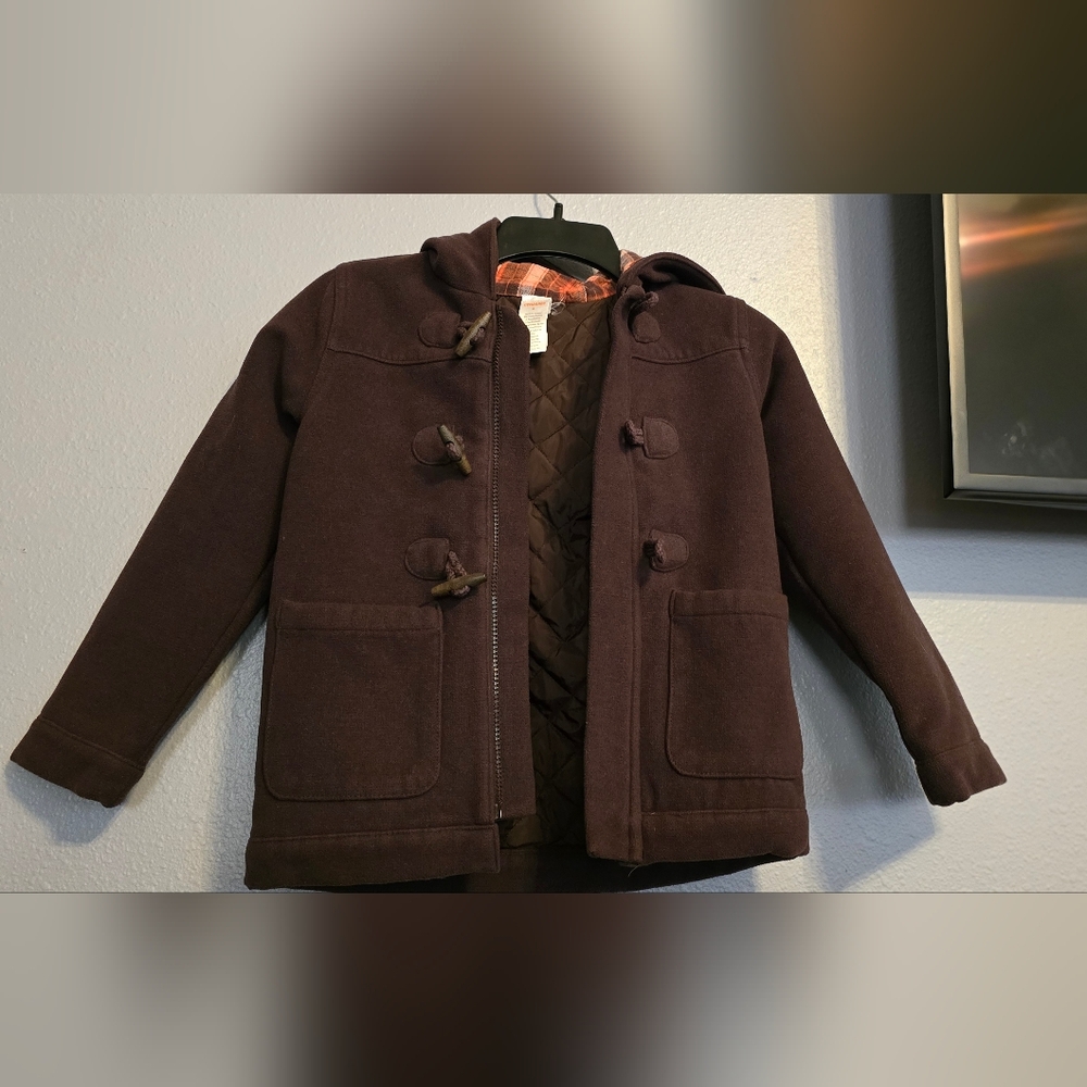 EUC Gymboree SIZE 6 UNISEX Harvest Brown Toggle Jacket